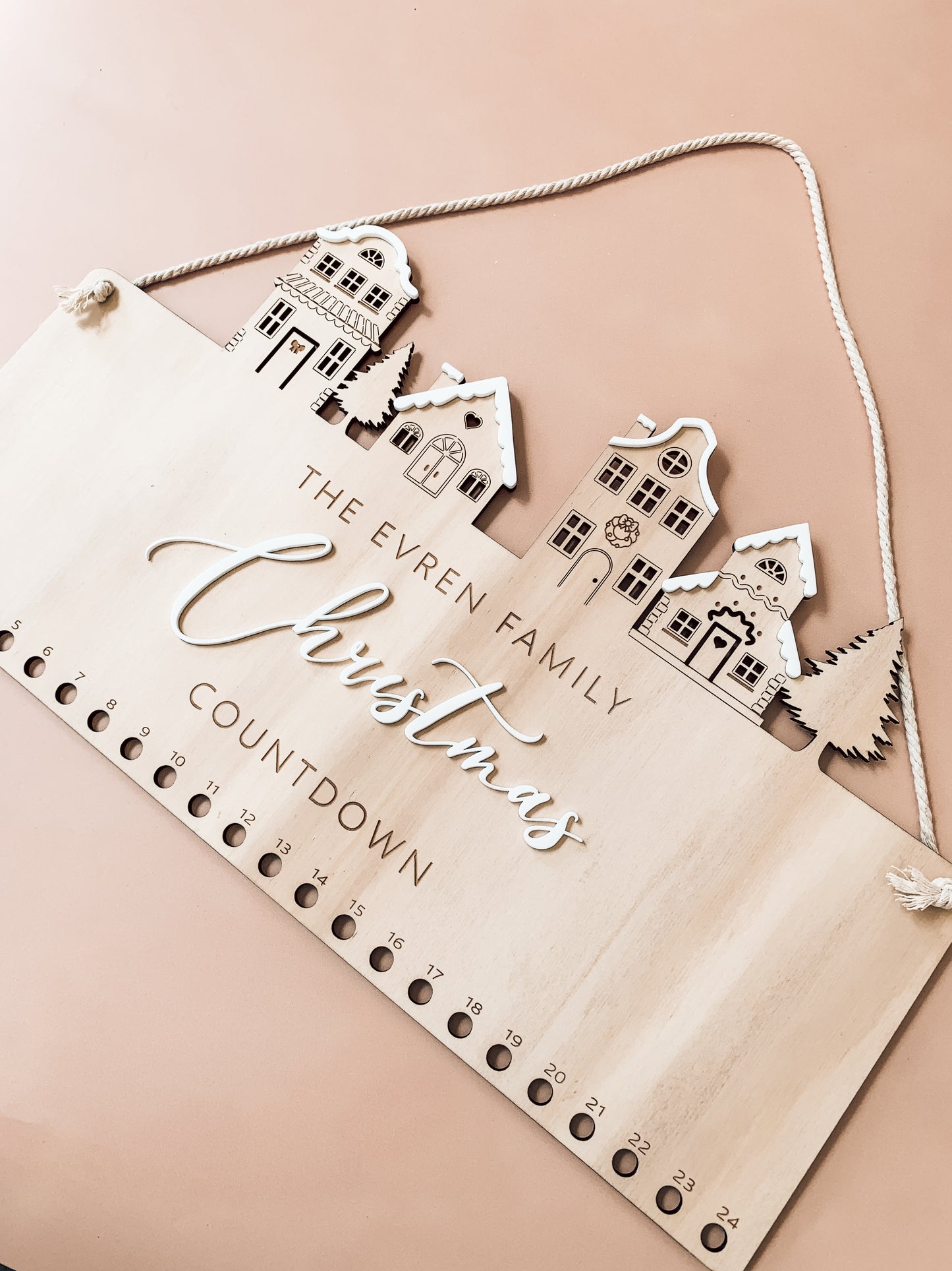 Advent/Candy Cane Countdown Calender