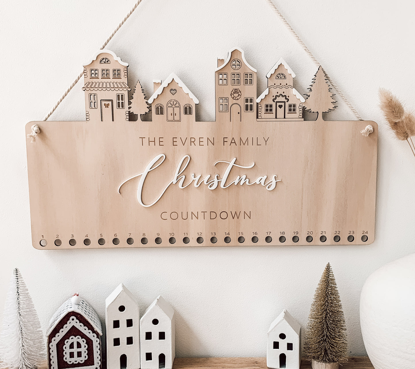 Advent/Candy Cane Countdown Calender