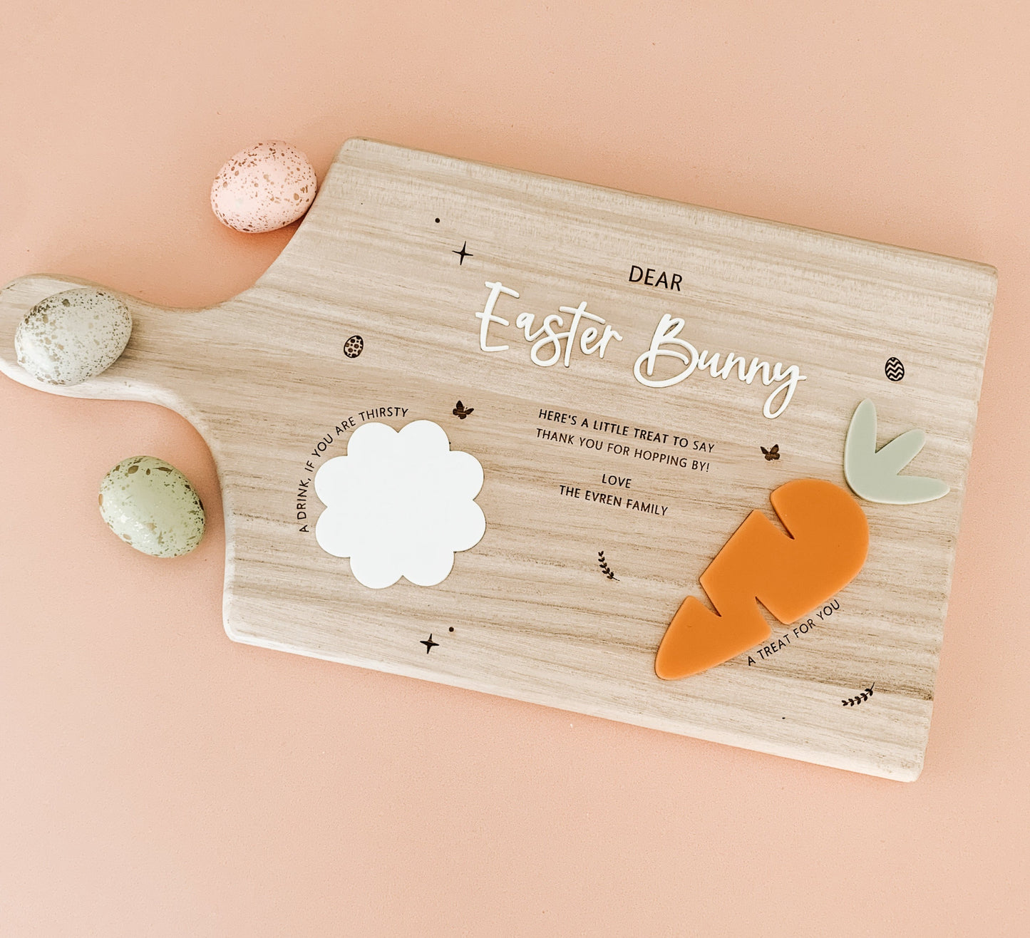 Easter Bunny snack tray