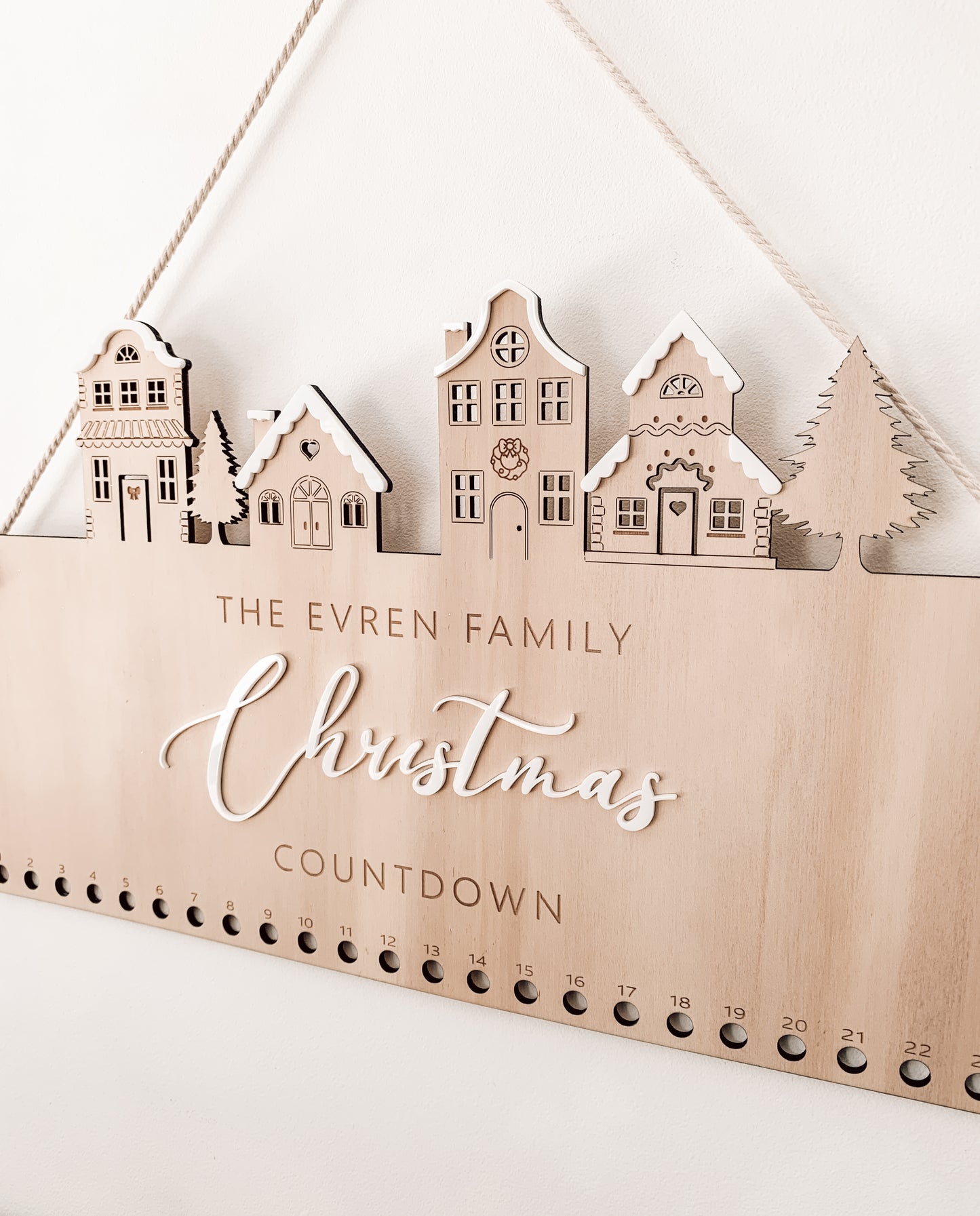 Advent/Candy Cane Countdown Calender
