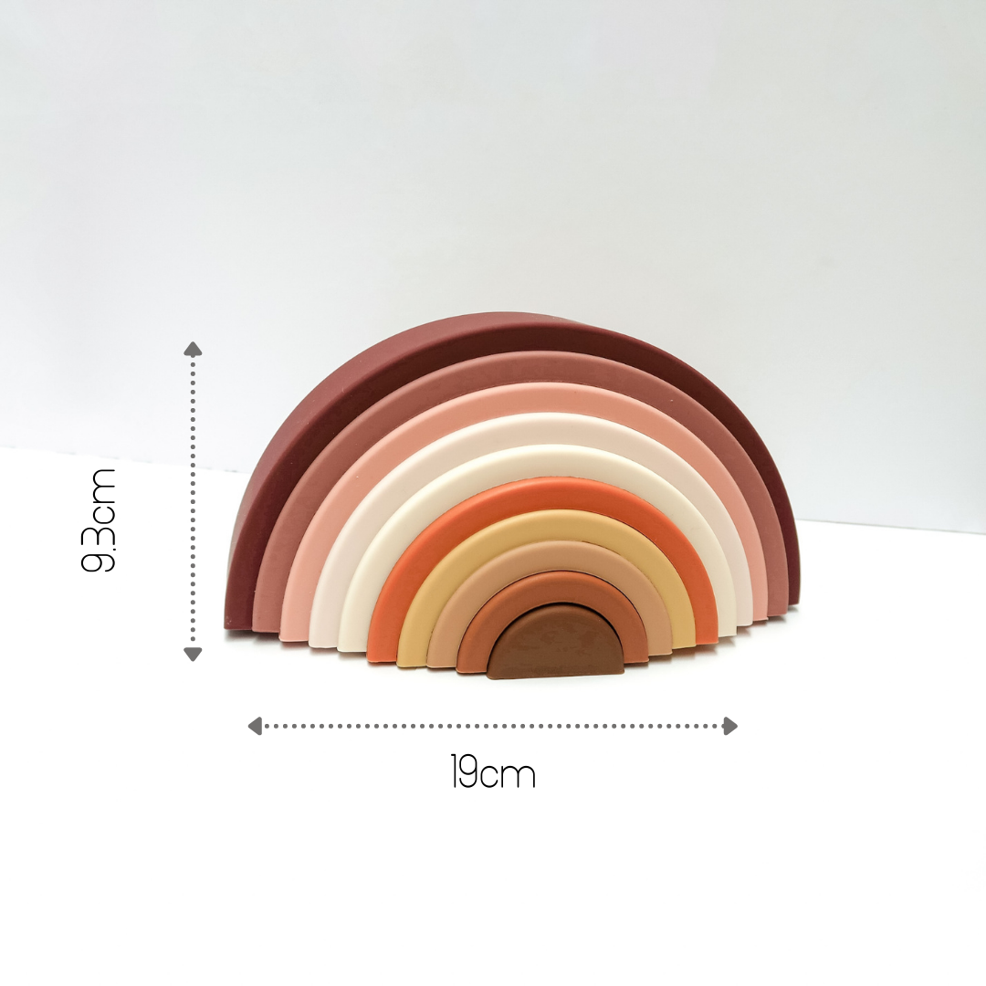 Silicone Rainbow Stacker