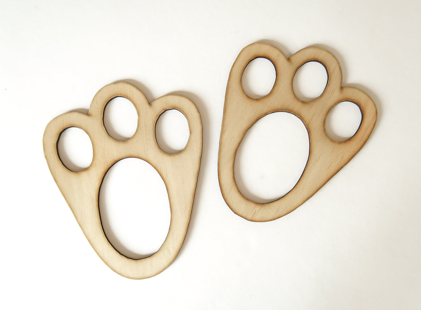 Easter bunny foot prints
