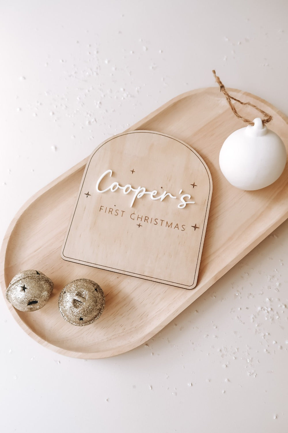 First Christmas plaque