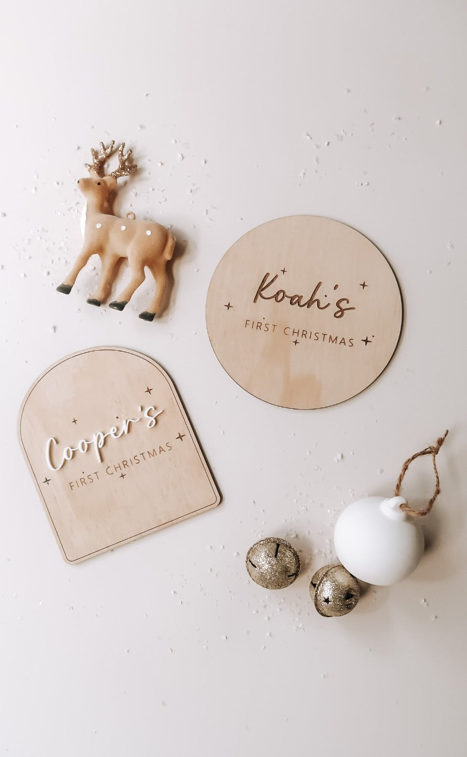 my first christmas plaque