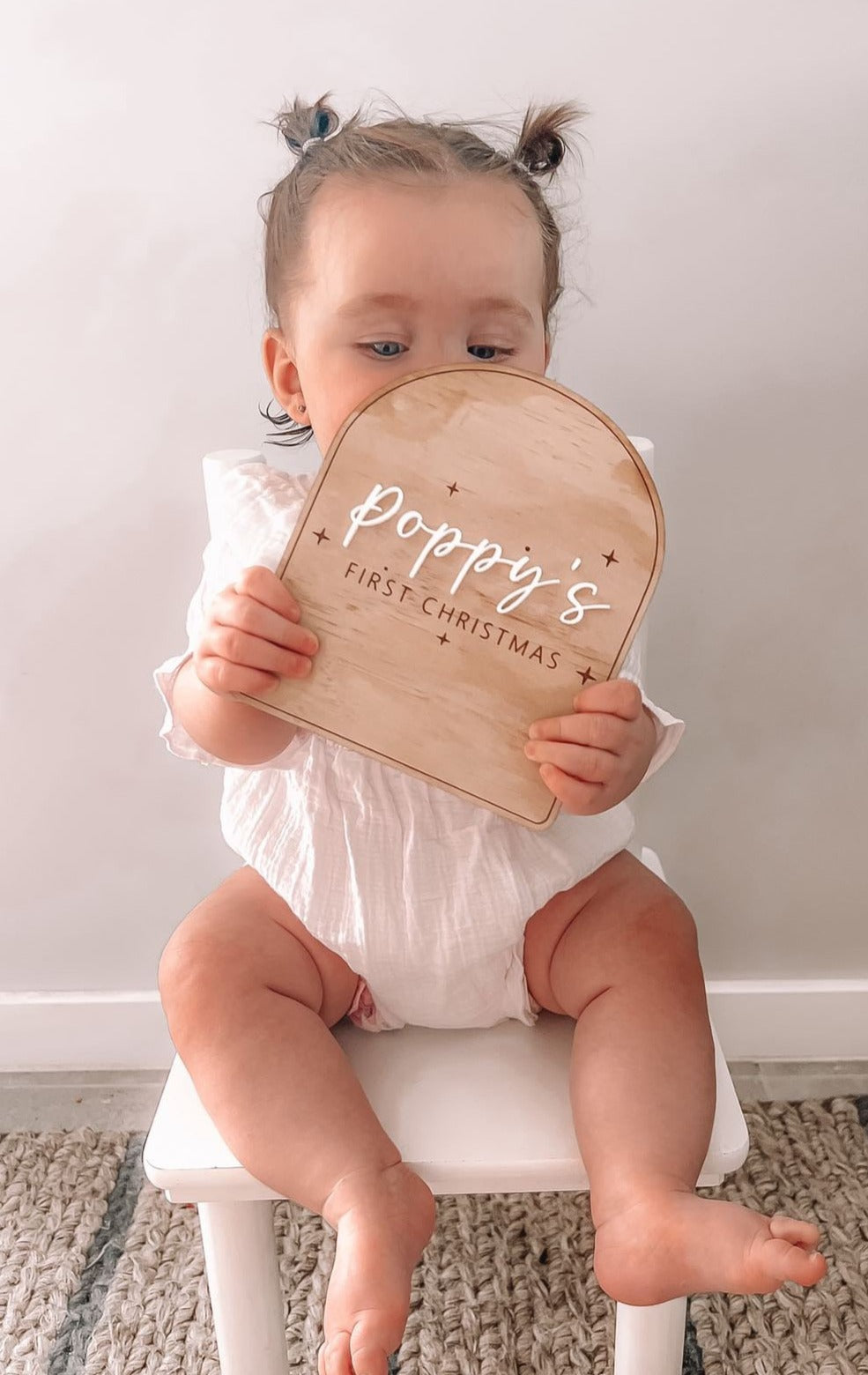 First Christmas plaque