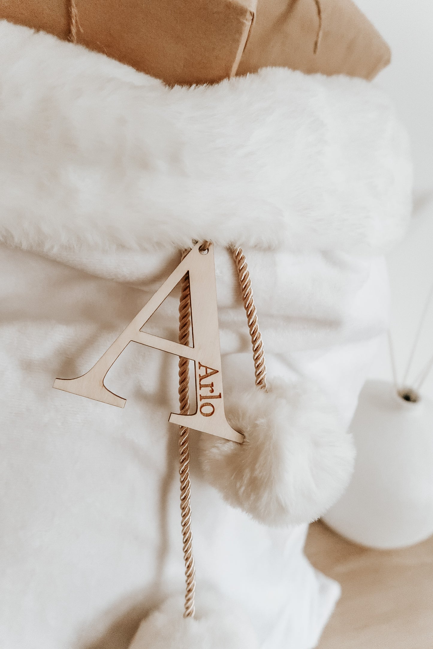 Personalised Letter Tag