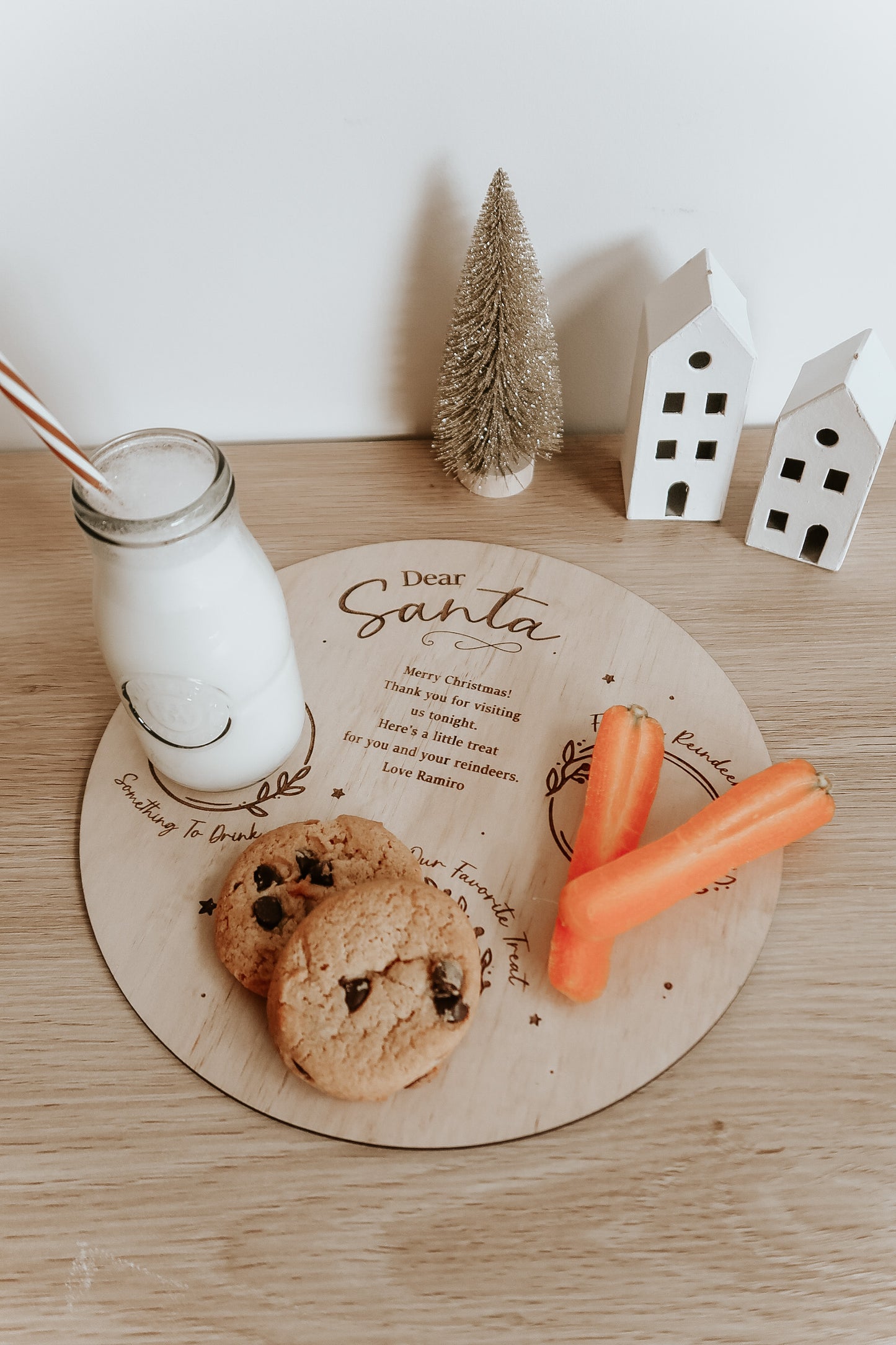 Round Santa Tray