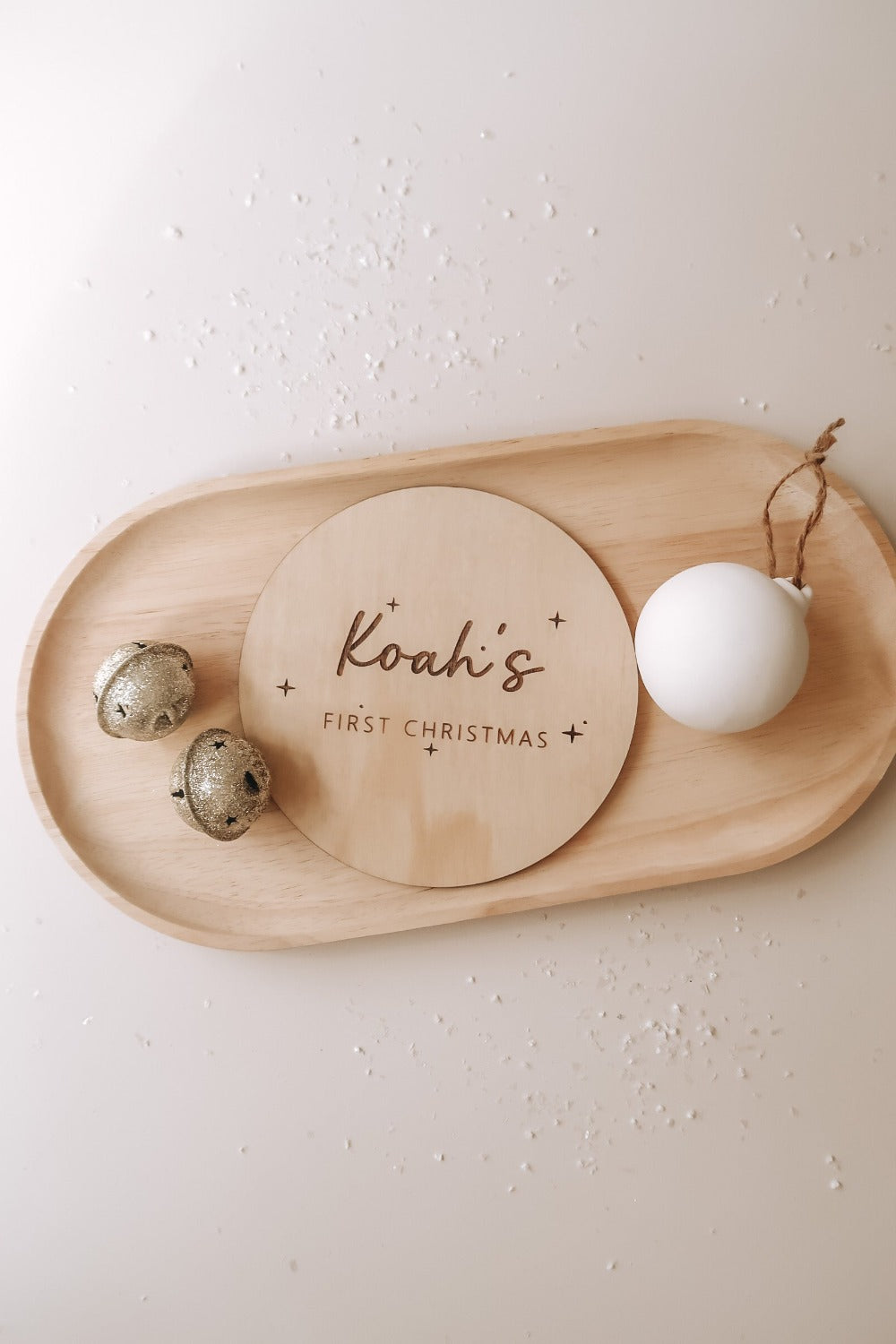 first christmas plaque