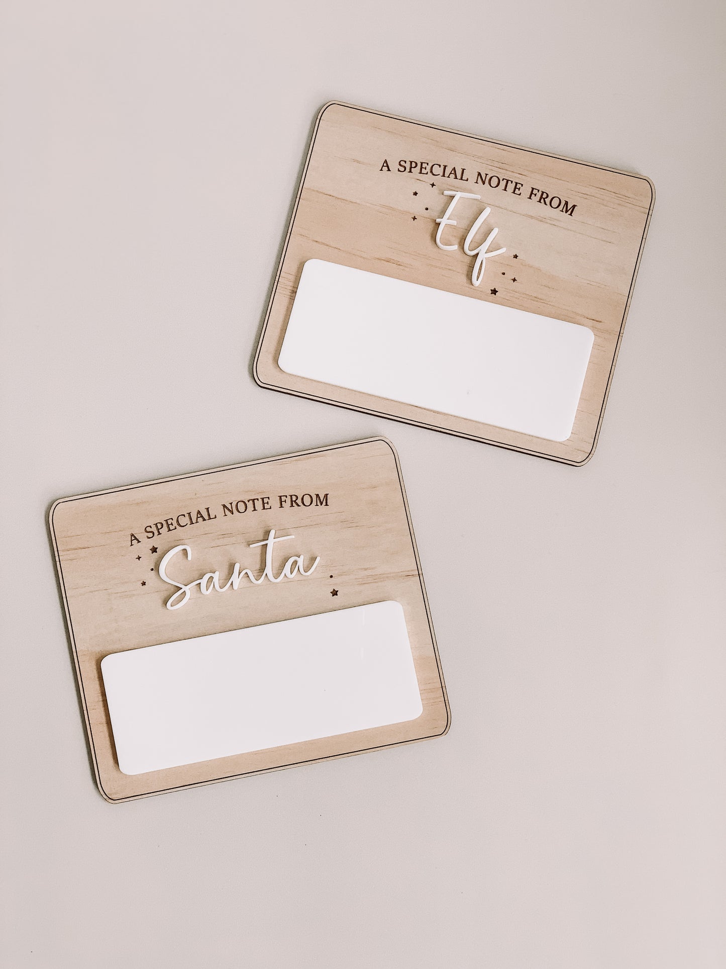 A special note plaque