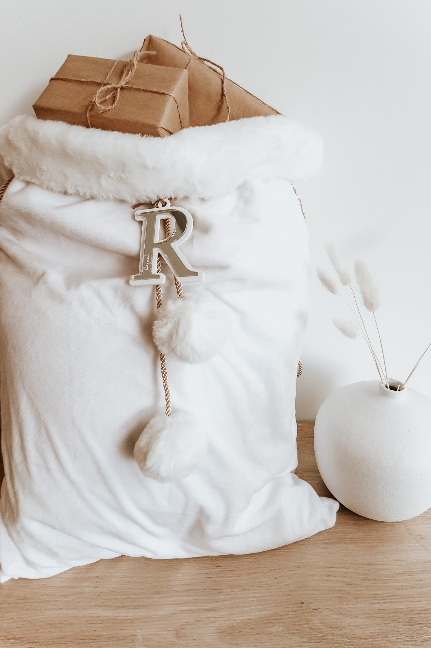 Personalised Double layered Letter Tag