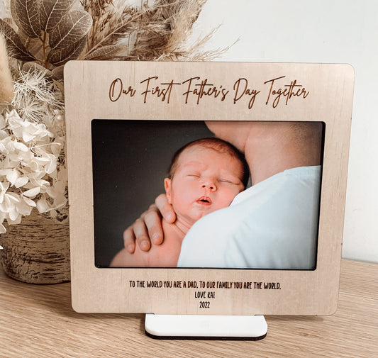 First Father's Day Frame