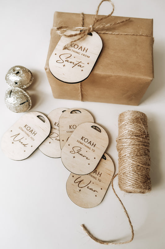Something to gift tags - oval